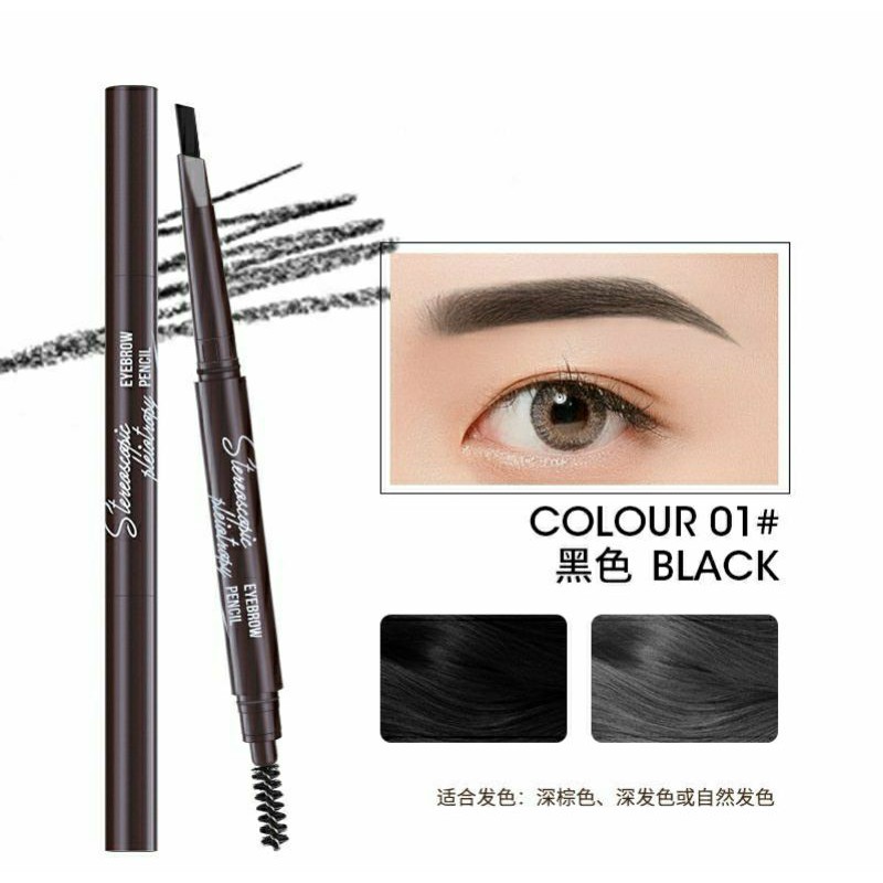 Chì Kẻ Mày  2 Đầu Siêu Tự Nhiên Đa Hiệu Ứng Không Thấm Nước, Mồ Hôi, Lâu Trôi Lên Màu Nét | BigBuy360 - bigbuy360.vn