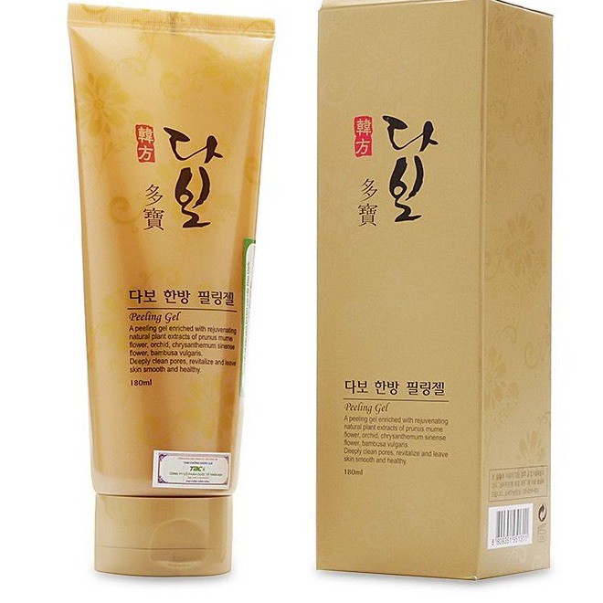 Kem Tẩy Da Chết Dabo Pelling Gel Cao Cấp Hàn Quốc- 180ml tẩy da chết cho cả mặt và toàn thân -HÀNG CHÍNH HÃNG