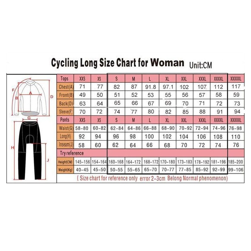 Áo đua xe đạp tay dài thời trang mùa thu cho nữ
