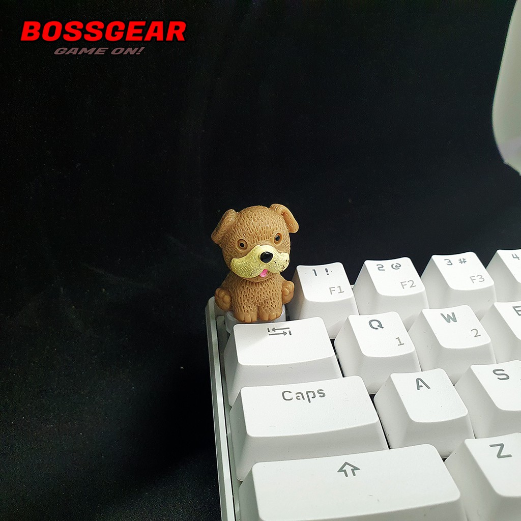 Keycap lẻ hình cún con ngộ nghĩnh siêu dễ thương( Keycap Artisan )