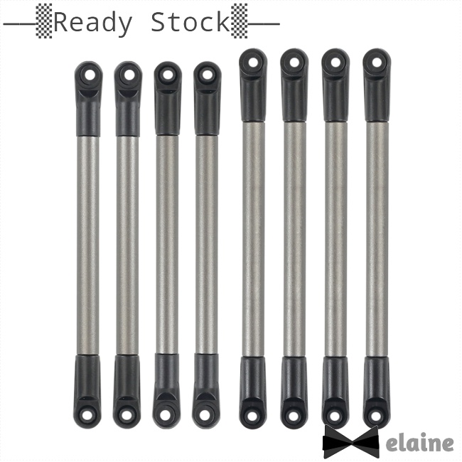 Elaine 8Pcs/Set Racing Q Series CKQ0309 275mm Wheelbase Metal Tie Rod Bar for 1/10 Climbing Car Model Toy