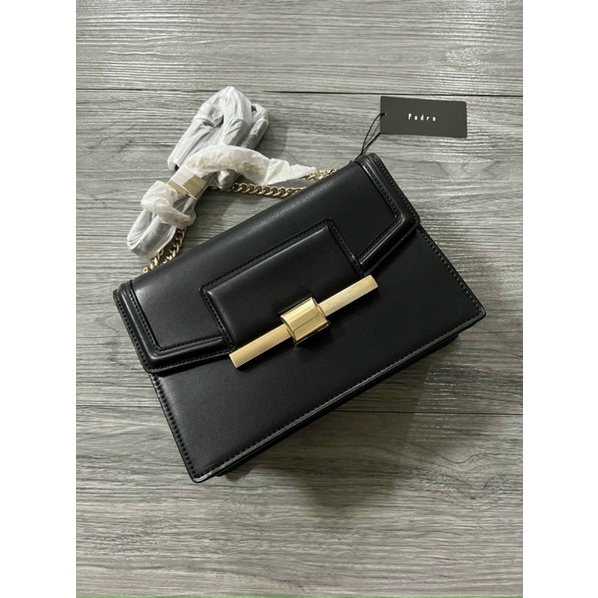 Túi xách chữ P khoá gập mới hình hộp đựng vừa điện thoại