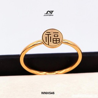 Nhẫn nữ titan chữ Phúc may mắn ver3 WNH546