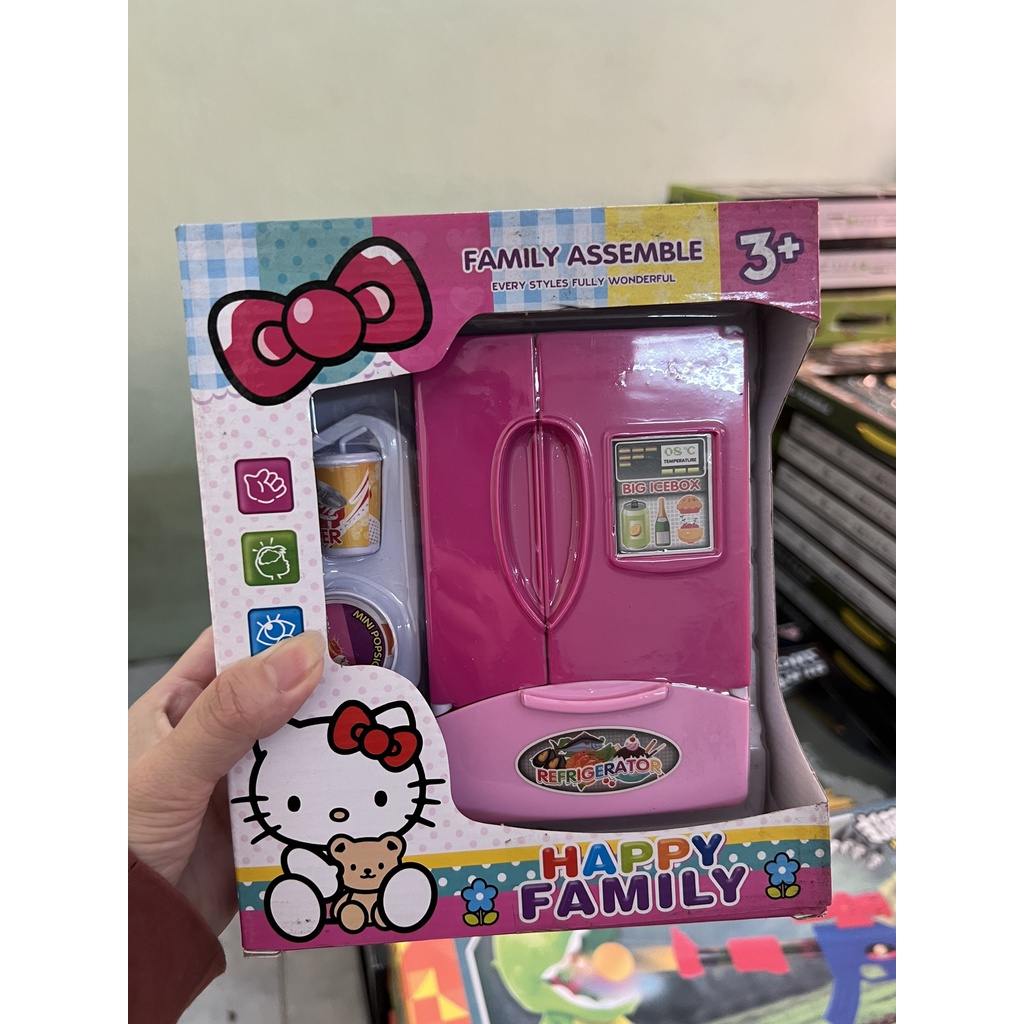 Mô hình đồ chơi giải trí tủ lạnh mini cho bé mới