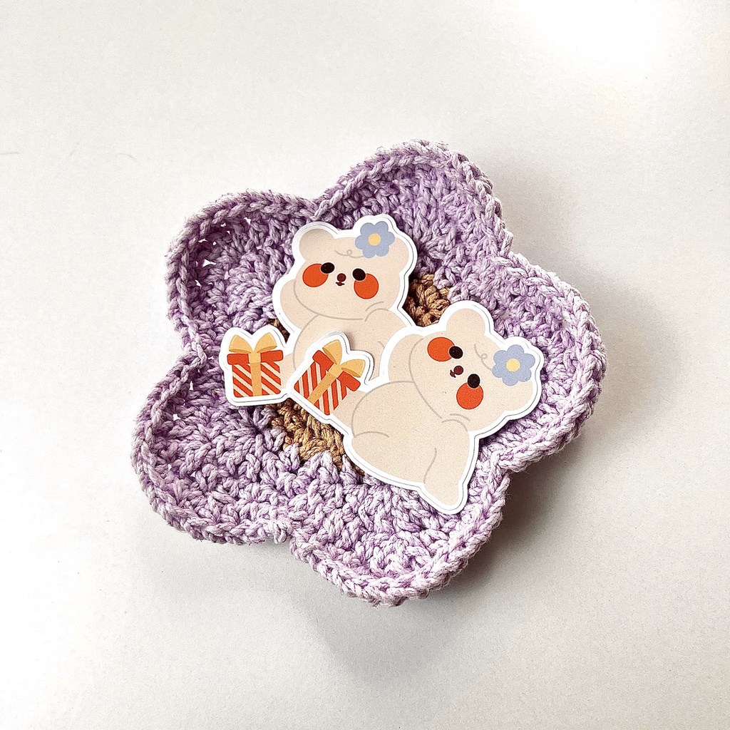 Bibe | Noonee Happy Party Sticker Sheet + Die-cut Sticker | Hình Dán Trang Trí Sổ Planner, Bullet Journal