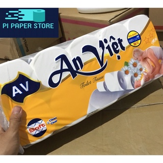 Lốc giấy vệ sinh An Việt 10 cuộn không lõi giá tốt