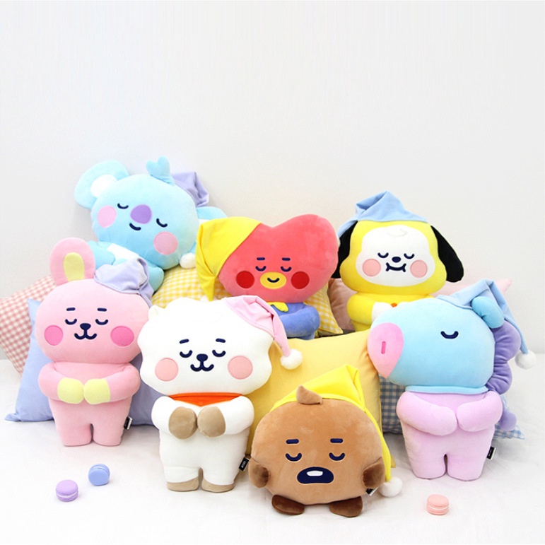 Búp bê nhồi bông hình nhân vật BT21 hoạt hình dễ thương cho bé