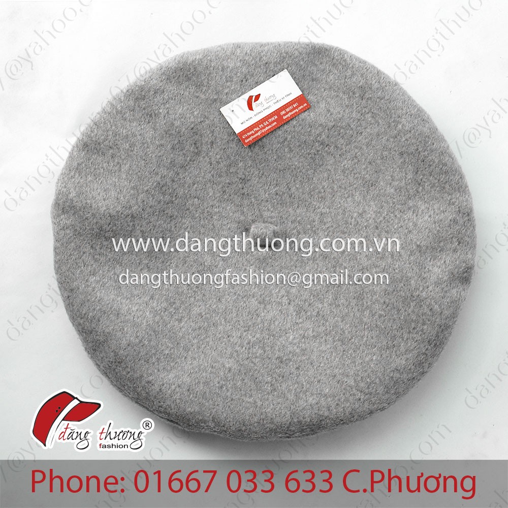 Mũ nồi beret Nỉ Dạ dày dặn ( không phải loại len mỏng) HÌNH THẬT