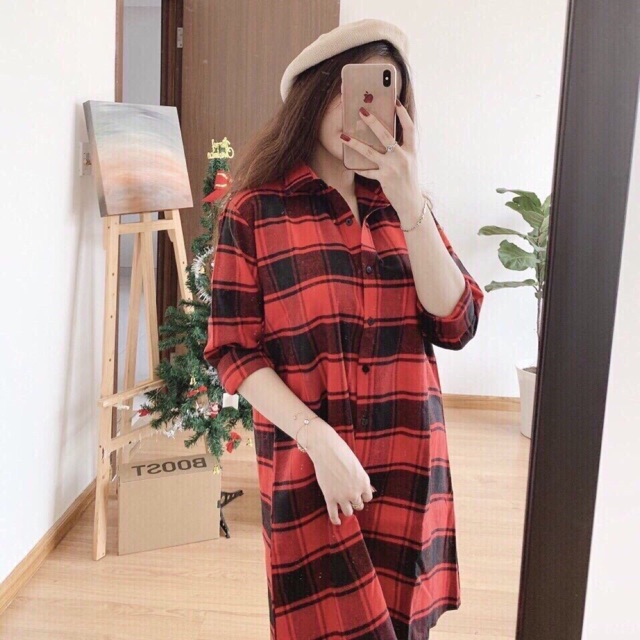 đầm suông caro