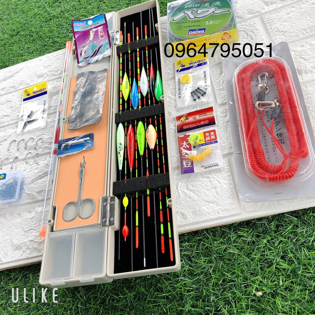 Combo phao câu đài kèm phụ kiện