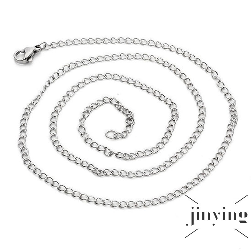 GETNOIVAS ❤S Wind New Jewlery Rose 925 Sterling Silver O Shaped Link Chain Necklace For Women Wedding Gift