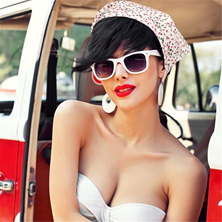 Khăn turban in hoa phong cách nữ tính sành điệu