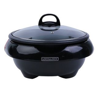 Nồi lẩu điện đa năng lock & lock EJP431SN dung tích 5L, đường kính 28cm, bảo hành 12 tháng chính hãng