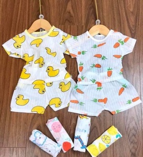 [ Mua 5 tặng 1] combo 5 bộ cộc giấy cho bé yêu