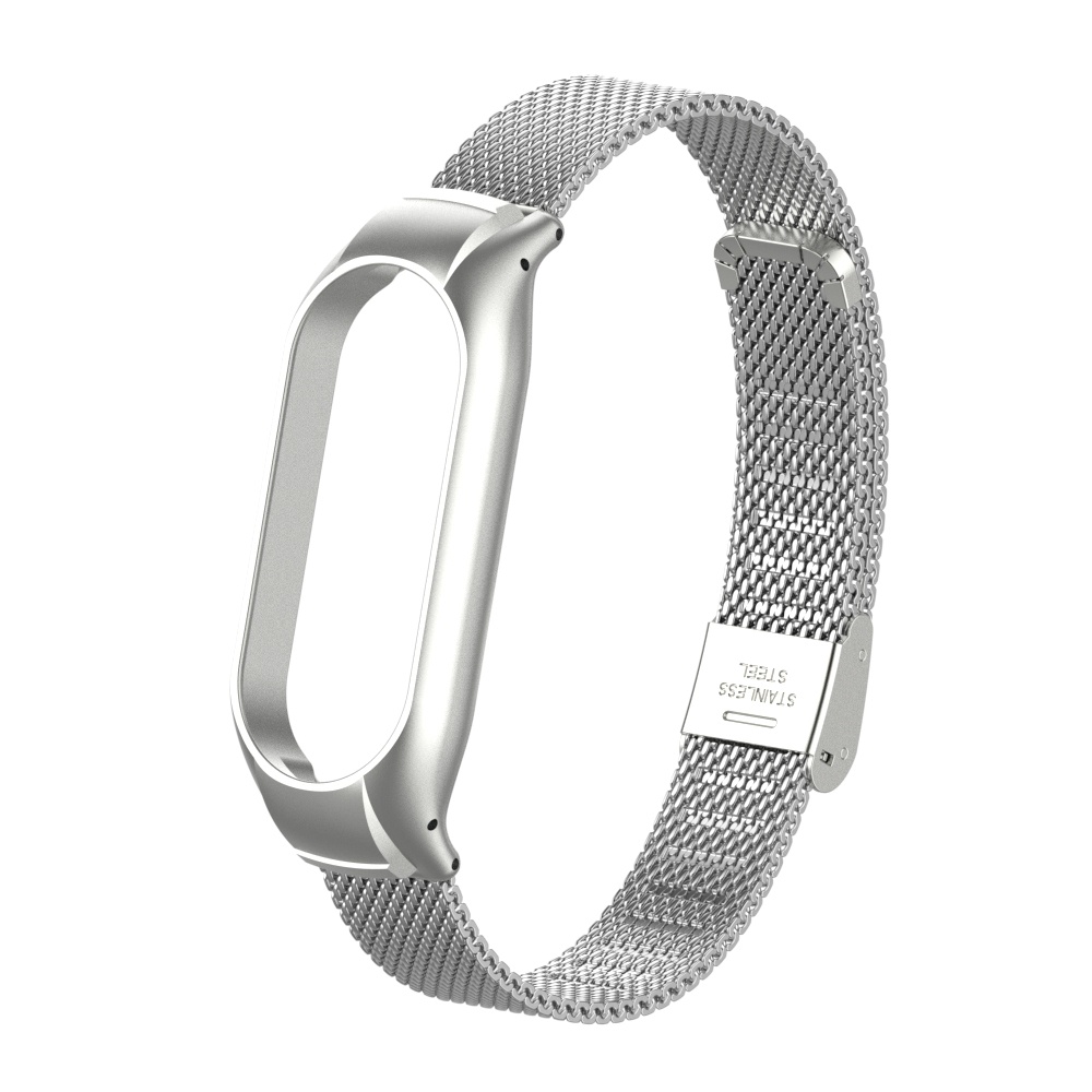 Dây Đeo Thay Thế Bằng Kim Loại Không Gỉ Cho Xiaomi Mi band 7 Mi band 3 / 4 / 5 / 6