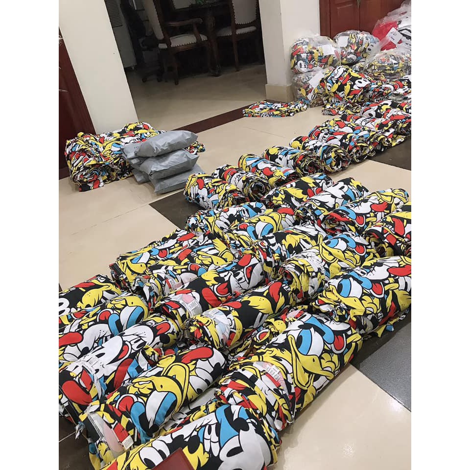 Áo thun nữ áo phông nữ ngon bổ rẻ hàng lên từ vải xuất dư 100% cotton họa tiết vui nhộn