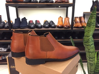[TẶNG LÓT TĂNG CHIỀU CAO] Chelsea Boot Da Thật Nâu Đậm