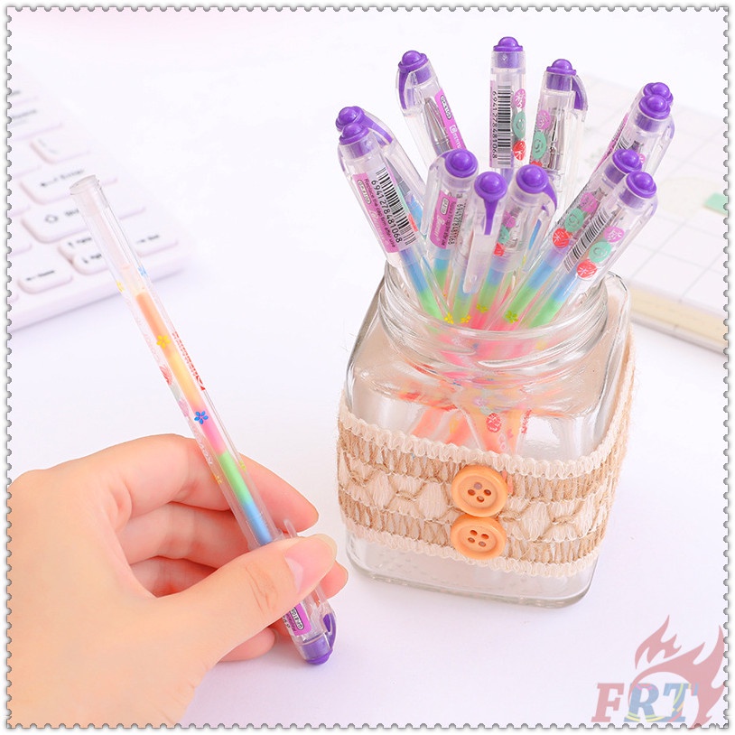 1 Bút Dạ Quang 6 Màu Thiết Kế Dễ Thương