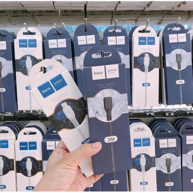 ✔️ Chính Hãng ✔Dây cáp sạc nhanh HoCo X20 dài 3m đầu ra TyPe C dùng cho samsung,oppo,huawei,Xiaomi Cáp Android