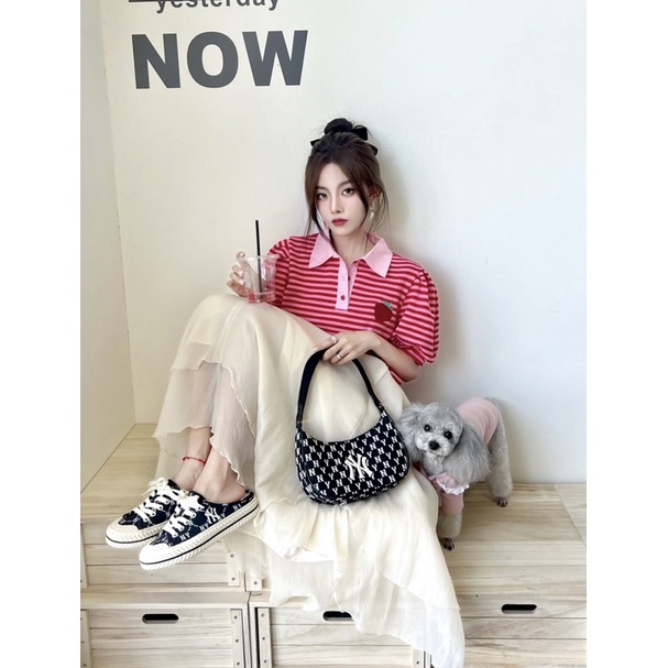 Giày MLB Playball Mule Dia Monogram SS22