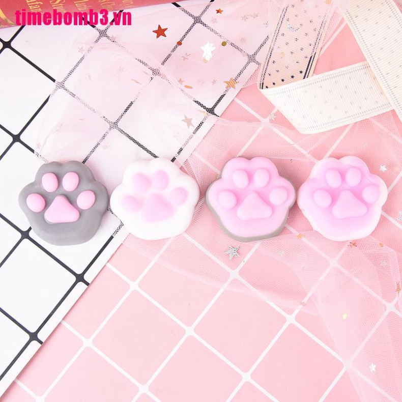 1 Đồ Chơi Squishy Hình Chân Mèo Giúp Giảm Căng Thẳng