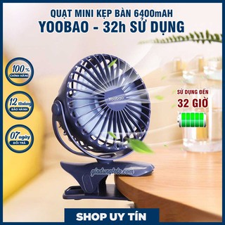 [HÀNG CHÍNH HÃNG] Quạt Mini kẹp cạnh bàn – Kẹp nôi Yoobao F04