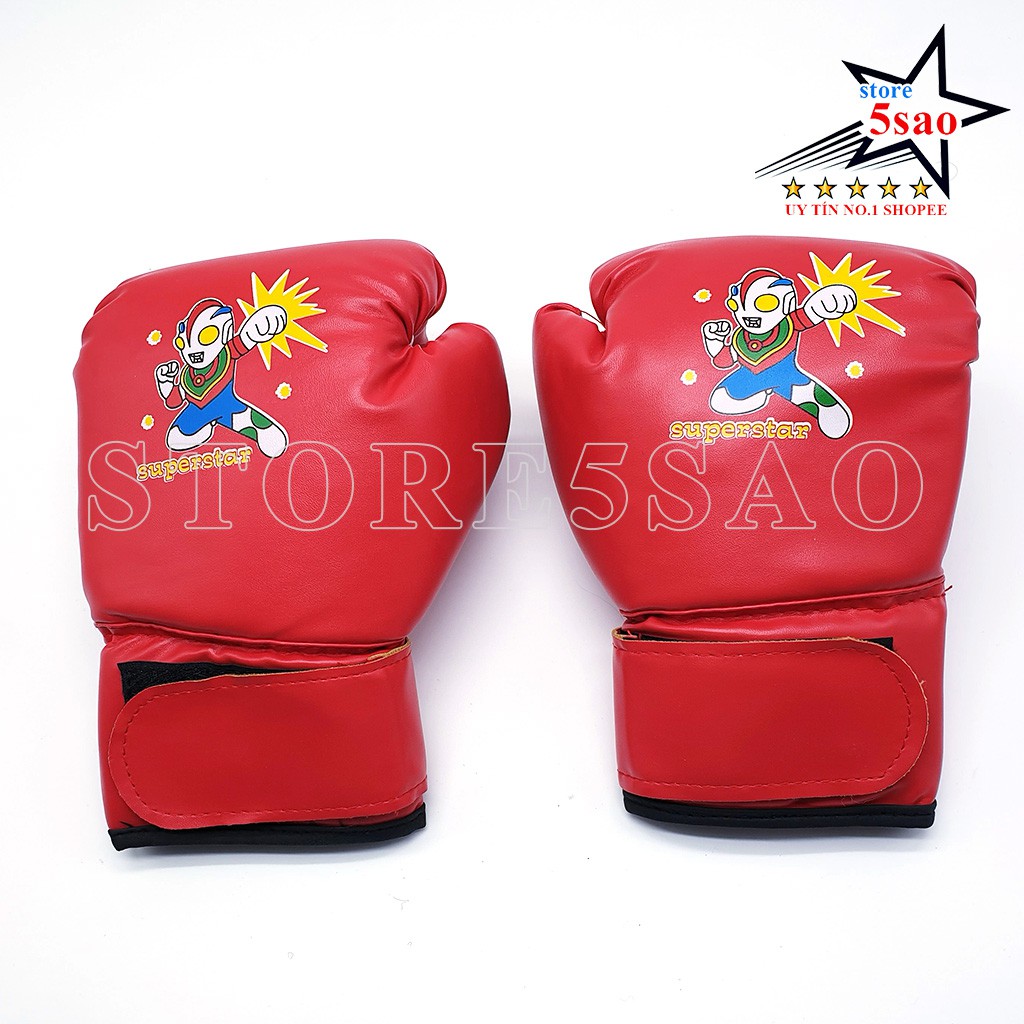 Găng tay đấm bốc trẻ em giá rẻ ⚡FREESHIP⚡ Găng tay boxing trẻ em tập võ