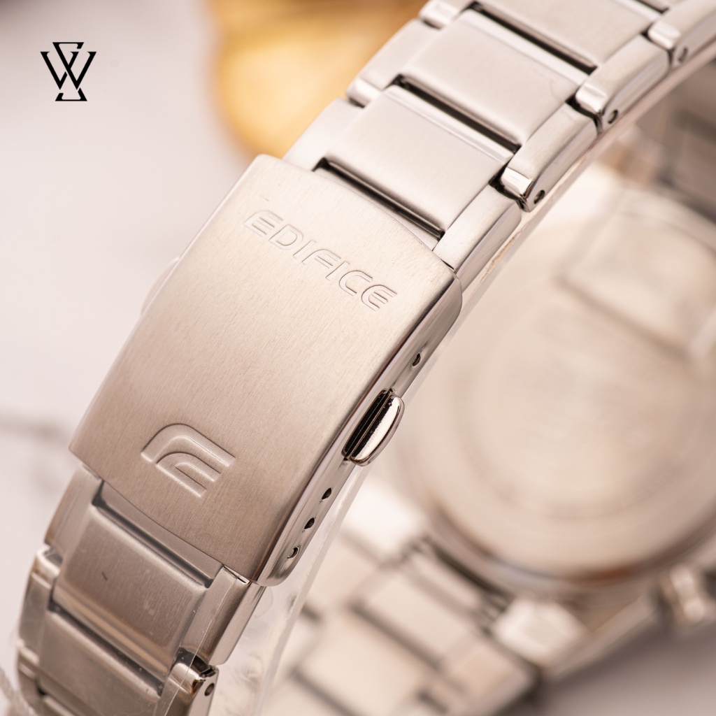 Đồng Hồ Năng Lượng Mặt Trời Nam Casio Edifice WATCHSTORE EFS-S570DB-2AUDF, Mặt Kính Sapphire 44mm, Dây Kim Loại Cao Cấp
