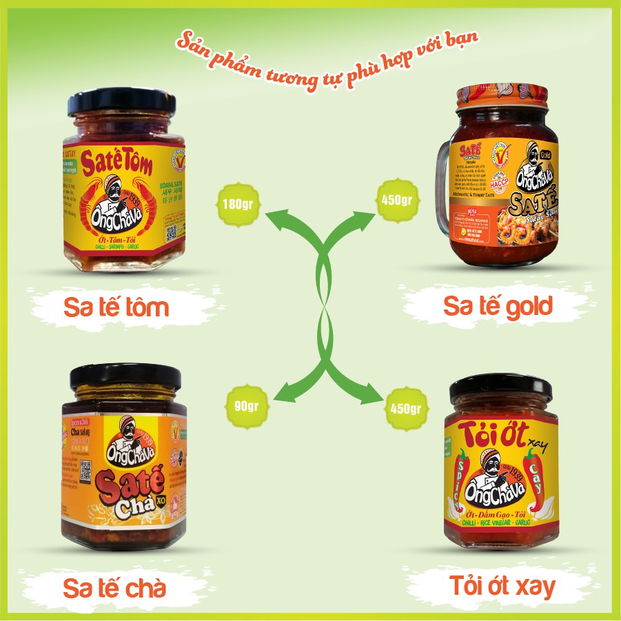 Sa tế Ông Chà Và 500gram (Satay sauce)