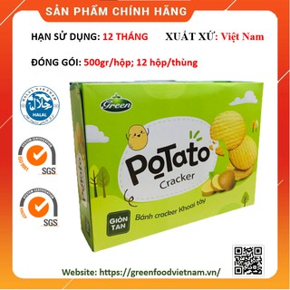  Bánh Cracker Khoai Tây 500g, hàng Việt Nam xuất khẩu
