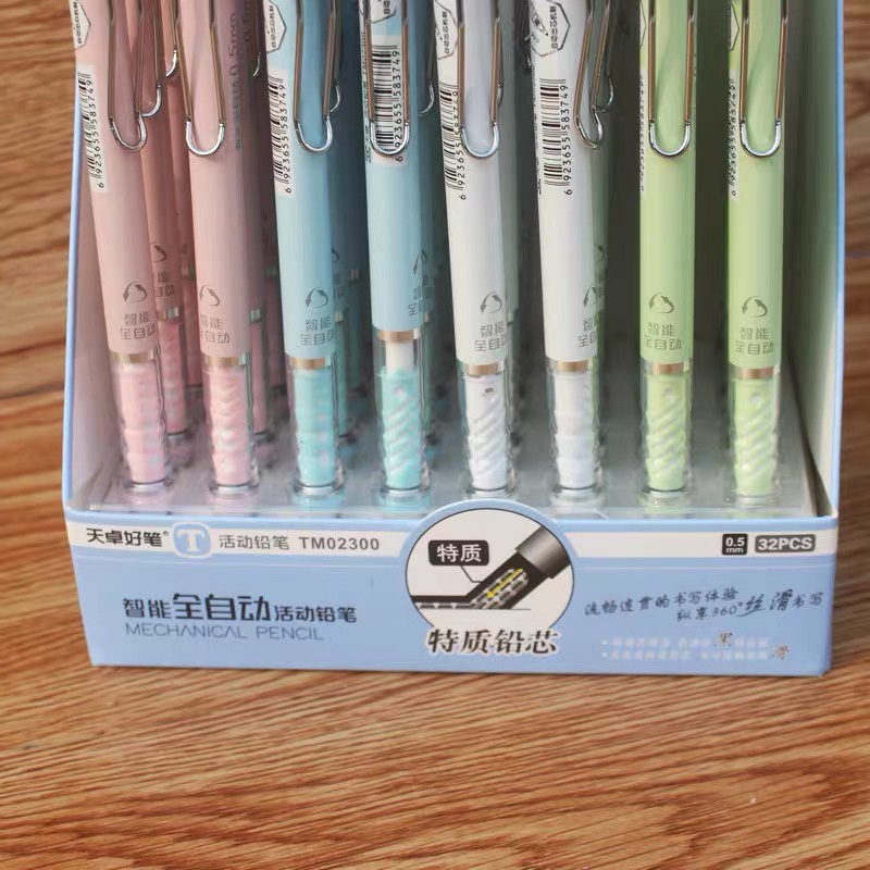 Bút Chì kim Màu pastel 0.5 Bút chì bấm vỏ kết hợp nhựa và kim loại chắc chắn nhẹ