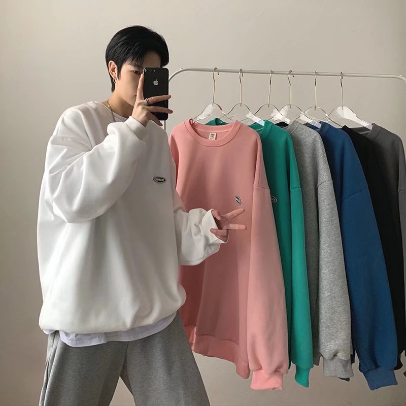 Áo Nỉ Sweater, nỉ nam nữ Form rộng dài tay freesize 40kg_85kg mặc siêu đẹp