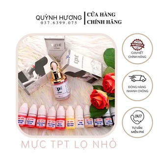 MỰC PHUN XĂM TPT CAO CẤP LỌ NHỎ DÙNG THỬ 3ml