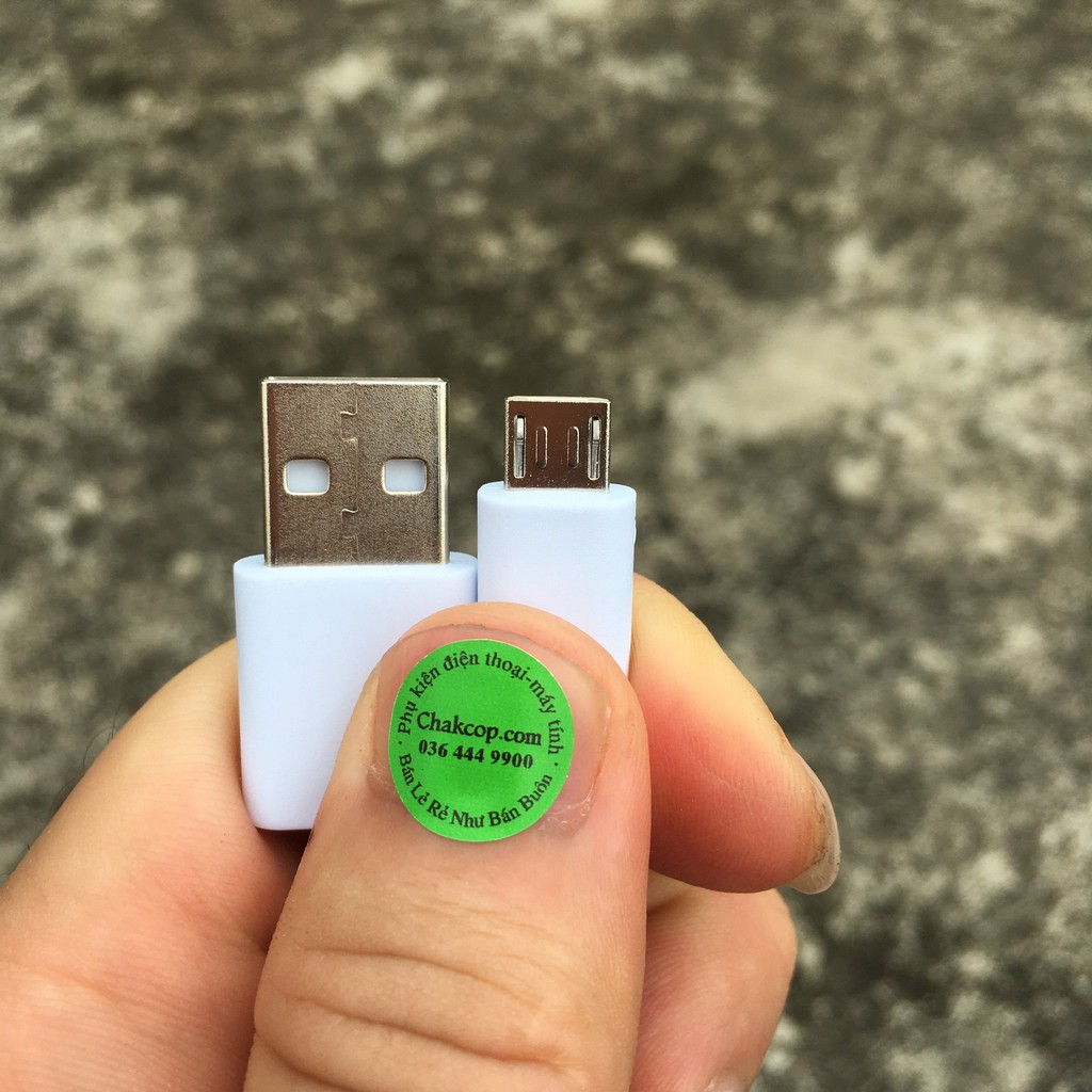 Cáp sạc Micro USB chính hãng, giá rẻ. Bảo hành 3 tháng 1 đổi 1.