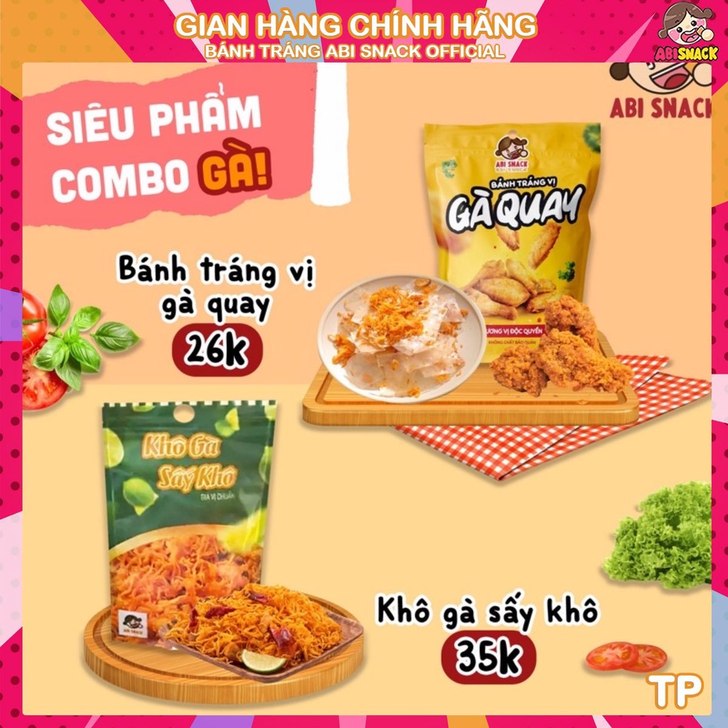 COMBO GÀ ( KHÔ GÀ VÀ GÀ QUAY) CỰC NGON TẶNG 1 KHẨU TRANG | BigBuy360 - bigbuy360.vn