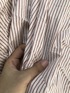 Vải kate sọc nhí Nhật