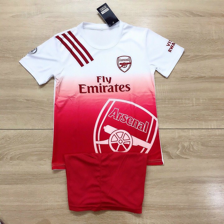 Quần Áo Trẻ Em Arsenal Nửa Trắng Đỏ Mới Nhất - Quần Áo Thể Thao Trẻ Em PP Bởi Sports Trend