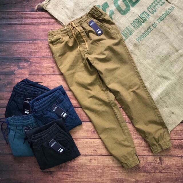 Quần jogger kaki bố DBP720