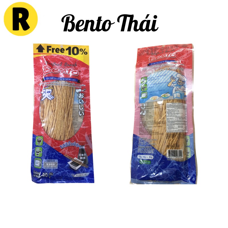 Bento sợi Thái Lan gói to 80g chính hãng siêu ngon.