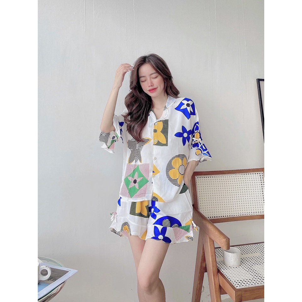 pijama nữ đùi xinh xắn đáng yêu