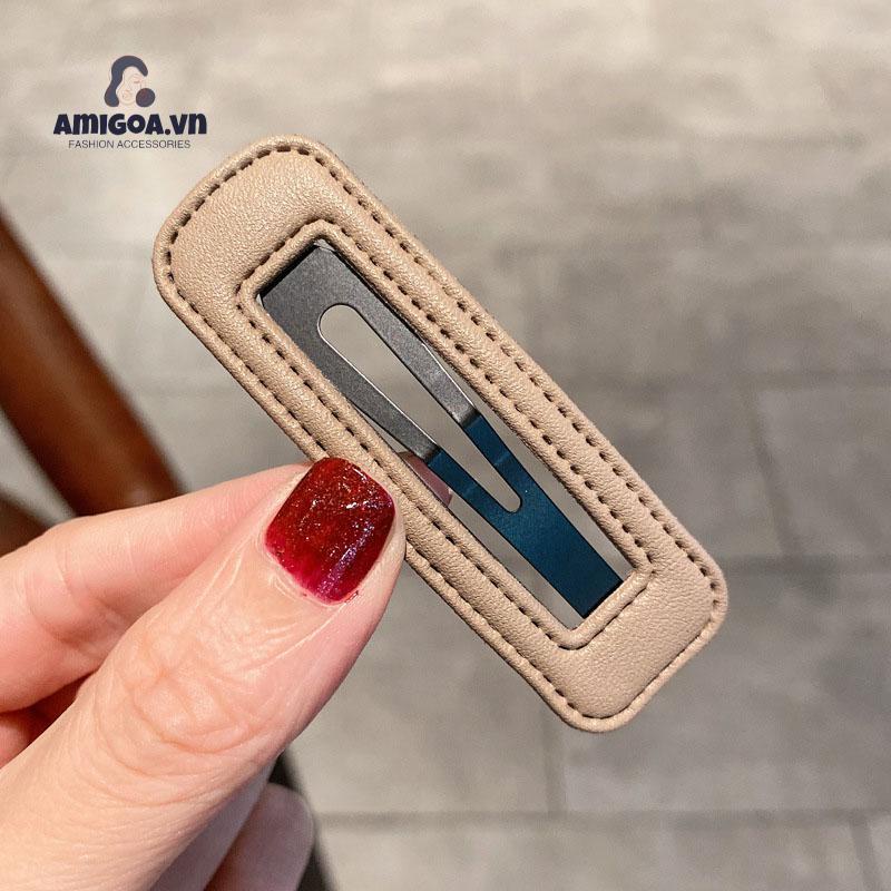 Kẹp Tóc Mái Bên Hình Học Disney Liu Haijia Retro Ngọt Ngào Cho Nữ