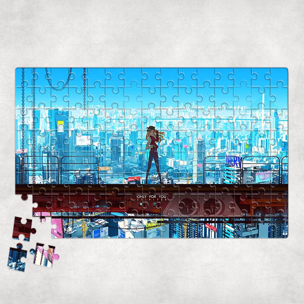 Tranh ghép hình EVANGELION 3 0 YOU CAN - Mẫu 1 - Nhận in theo yêu cầu