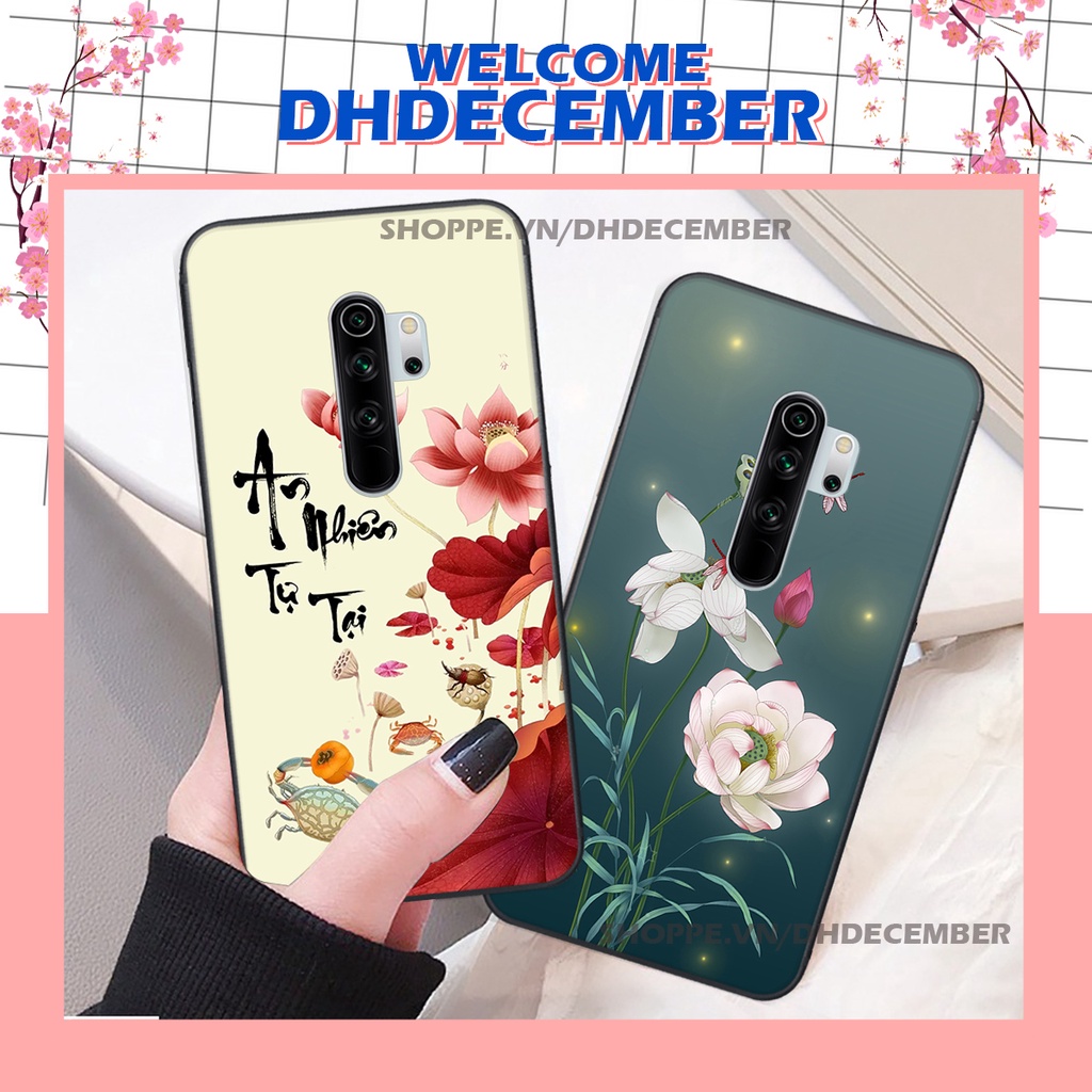 Ốp lưng Xiaomi REDMI NOTE 8 PRO in hình thư pháp tâm an vạn sự an ,mã đáo thành công SIÊU CHẤT