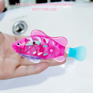 Đồ Chơi Cá Tự Bơi Robo Fish Có Đèn Led