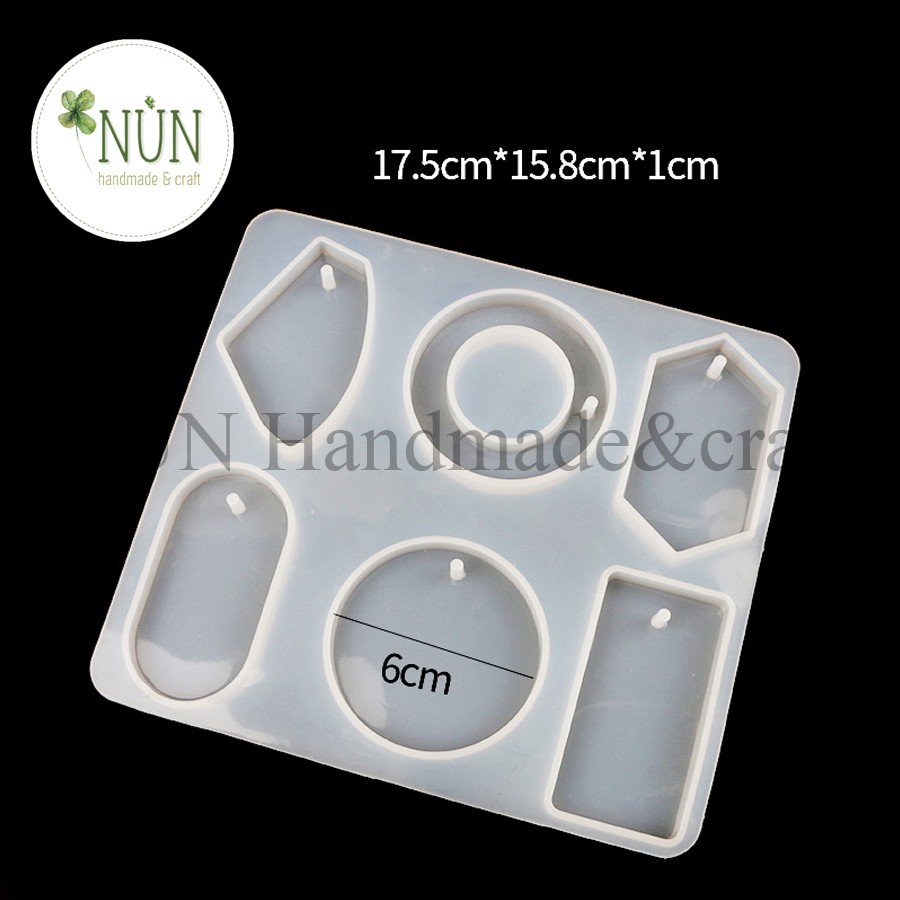 Khuôn Silicon Bảng Mặt 2D - 6 Mặt Cỡ Lớn