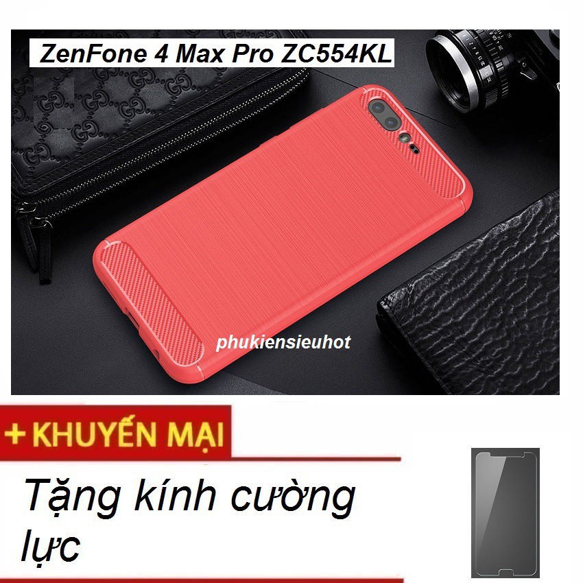 Zenfone 4 Max Pro ZC554KL ốp lưng phay xước cao cấp