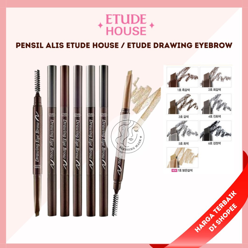 (hàng Mới Về) Chì Kẻ Mày Etude House Trang Điểm Chuyên Nghiệp