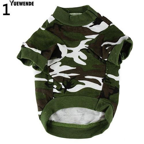 Bộ quần áo hoạ tiết camo cho thú cưng