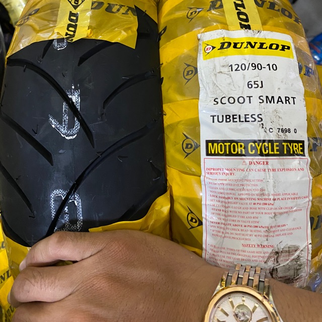 Cặp vỏ DUNLOP Freeway 250 ! 110/90-10 + 120/90-10 !