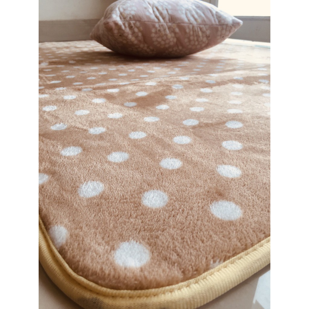 Thảm lông trải sàn cao cấp size 1m*1m6 nhiều màu họa tiết dễ thương